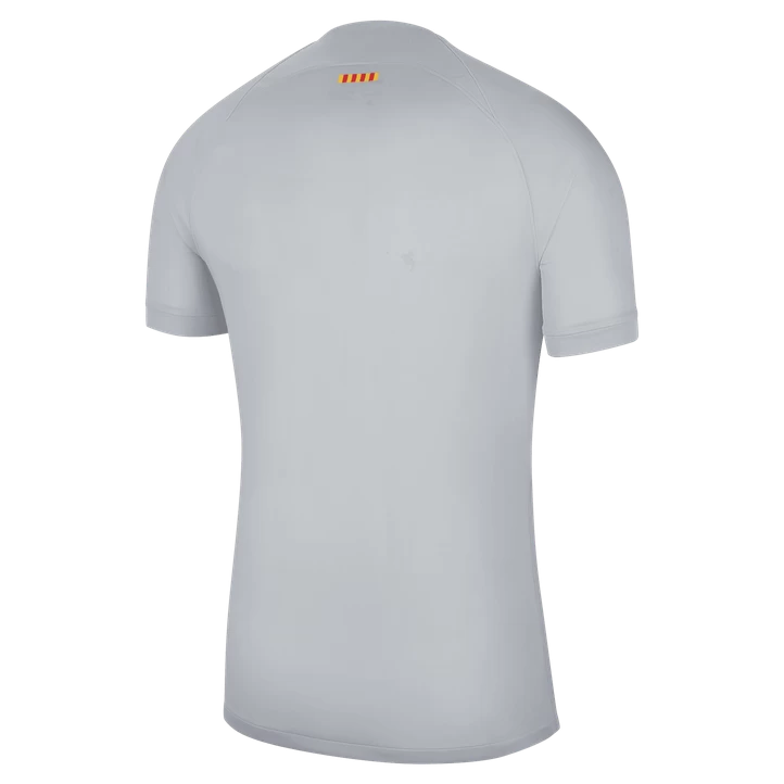 Nike FC Barcelona Dri-FIT Stadium Jersey Short Sleeve 3RD 22/23, Fodbolddragt, Herre, Grå 10 Nike FC Barcelona Dri-FIT Stadium Jersey Short Sleeve 3RD 22/23, Fodbolddragt, Herre, Grå - Billede 8
