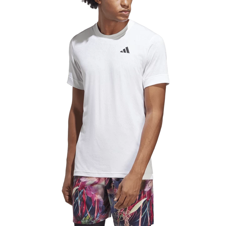 ADIDAS FreeLift Tee, Tennis, T-shirt, Herre, Hvid 6 ADIDAS FreeLift Tee, Tennis, T-shirt, Herre, Hvid - Billede 4