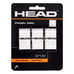 Head Padel Pro 3 Pcs Pack, Grip Tape, Padel, Hvid