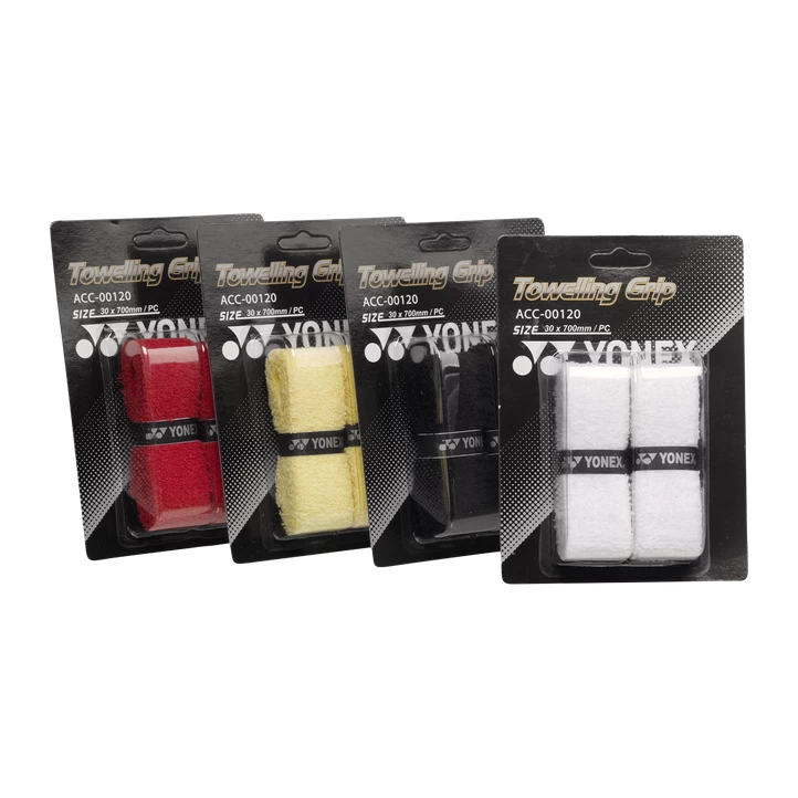 YONEX TOWELING GRIP 2 PCS, Overgreb, Sort 3 YONEX TOWELING GRIP 2 PCS, Overgreb, Sort