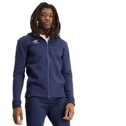 Warrior ALPHA X ASPIRE Zip Hoody 21/22, Hættetrøje, Senior, Navy