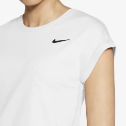 Nike Nkct Dri-FIT Victory Top Short Sleeve, Træningstrøje, Dame, Hvid -Rabatbutik For Sportsudstyr e17fab7a6fd746f78dd3f4b5fac70cbd