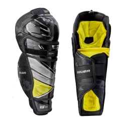 Bauer S21 SUPREME 3S SHIN GUARD - SR 21/22, Benskinne, Senior, Sort