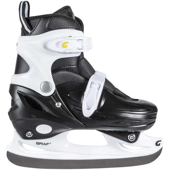 Graf Kid Adj. Hardshell Ice Skate, Hockeyskøjte, Sort 3 Graf Kid Adj. Hardshell Ice Skate, Hockeyskøjte, Sort