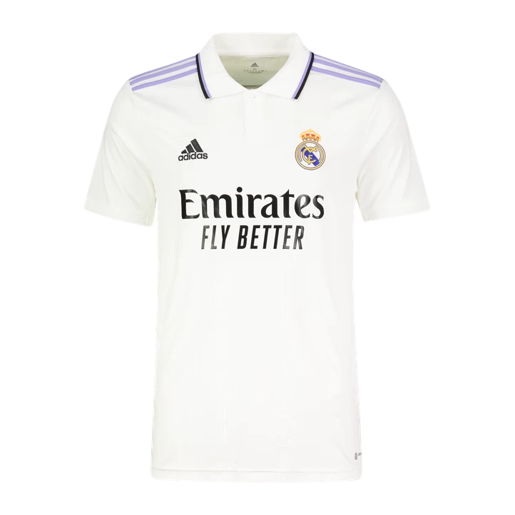 ADIDAS REAL MADRID HOME JSY 22/23, Fodbolddragt, Unisex, Hvid 4 ADIDAS REAL MADRID HOME JSY 22/23, Fodbolddragt, Unisex, Hvid - Billede 2