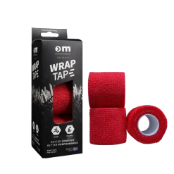 Wrap Tape 3 Pack, Fodboldtape, Rød