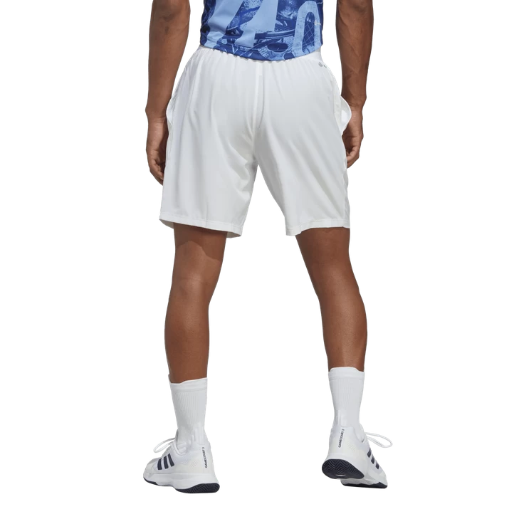 ADIDAS Club Stretch Woven Shorts, Tennisshorts, Træningsshorts, Herre, Hvid 4 ADIDAS Club Stretch Woven Shorts, Tennisshorts, Træningsshorts, Herre, Hvid - Billede 2
