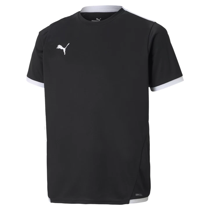 Puma TeamLIGA Jersey Jr, Træningstrøje, Junior, Sort 3 Puma TeamLIGA Jersey Jr, Træningstrøje, Junior, Sort