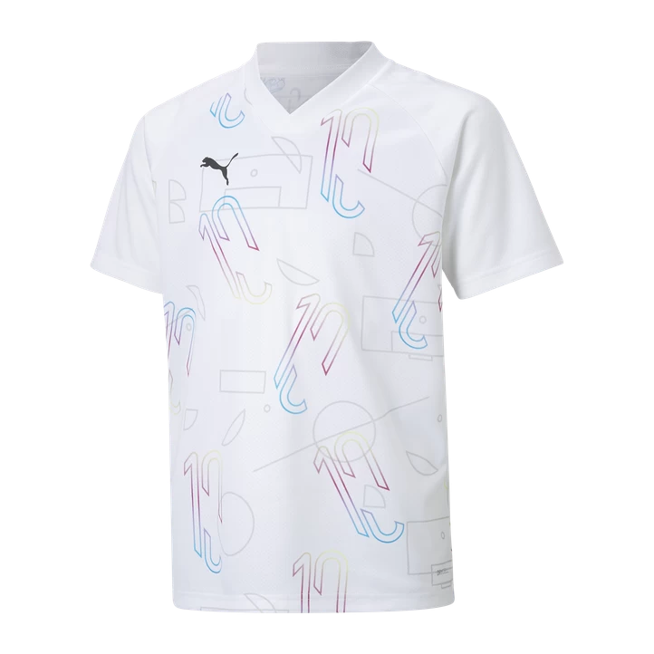 Puma NEYMAR JR THRILL Jersey Jr, Træningstrøje, Junior, Hvid 3 Puma NEYMAR JR THRILL Jersey Jr, Træningstrøje, Junior, Hvid