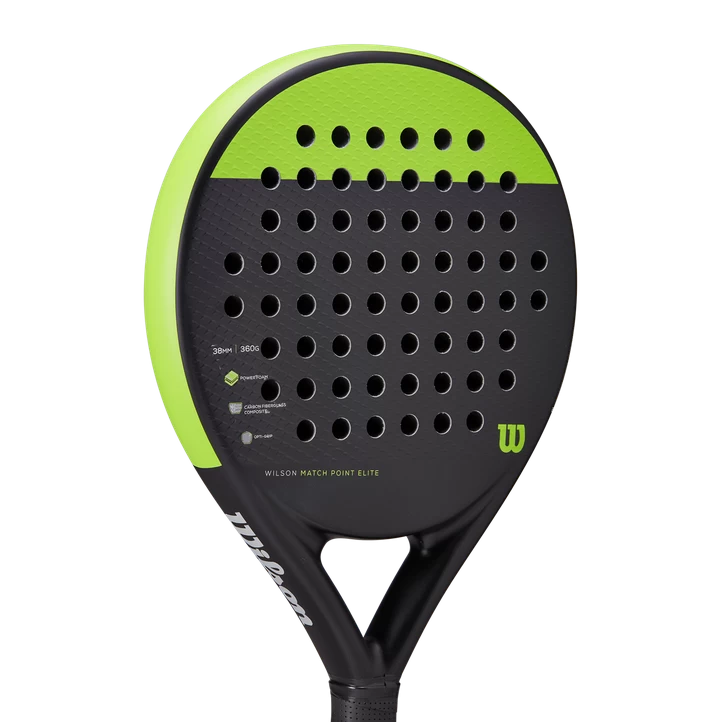 Wilson Matchpoint Elite, Padelketsjer , BLACK/GREEN 6 Wilson Matchpoint Elite, Padelketsjer , BLACK/GREEN - Billede 4