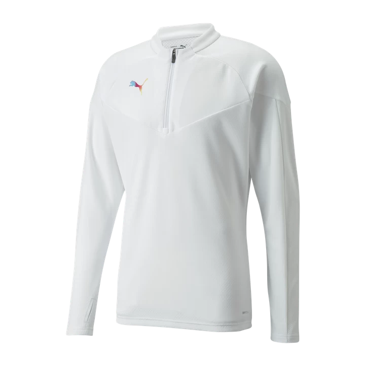Puma IndividualFINAL 1/4 Zip Training Top, Træningstrøje, Herre, Hvid 3 Puma IndividualFINAL 1/4 Zip Training Top, Træningstrøje, Herre, Hvid