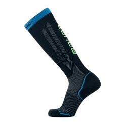 Bauer S21 Performance Tall Skate Sock 23/24, Hockeystrømpe, Senior, Sort