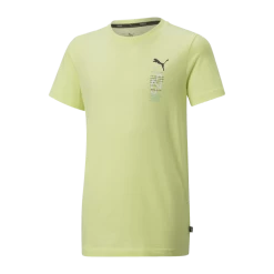 Puma NEYMAR JR 24/7 Graphic Tee Jr, Træningstrøje Junior, Yellow