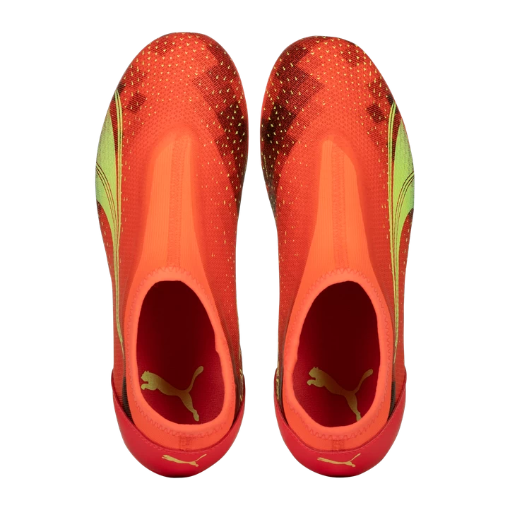 Puma ULTRA MATCH LL MG Jr/ Q4 22, Fodboldsko Junior, Orange 5 Puma ULTRA MATCH LL MG Jr/ Q4 22, Fodboldsko Junior, Orange - Billede 3