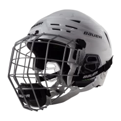 Bauer Re-Akt 85-Helmet-Combo 23/24, Hockeyhjelm Unisex, Dark Blue